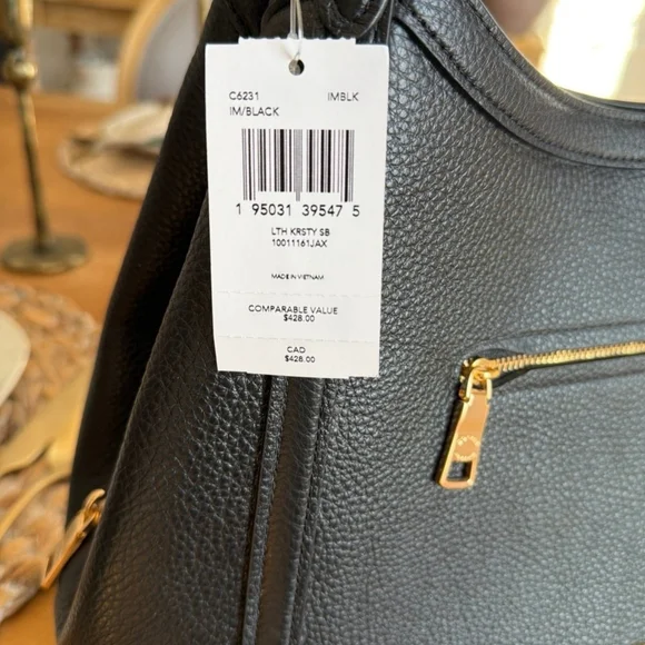 Coach Black Kristy Shoulder Bag - Picture 7 of 7